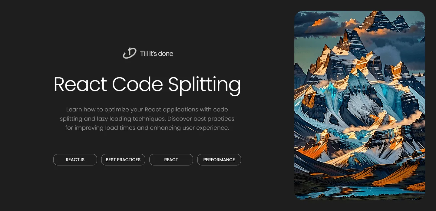 image_generation/React-Code-Splitting-Guide-1732631549526-78bc6e8a6dfa06dc0bc799a5074b1c30.png