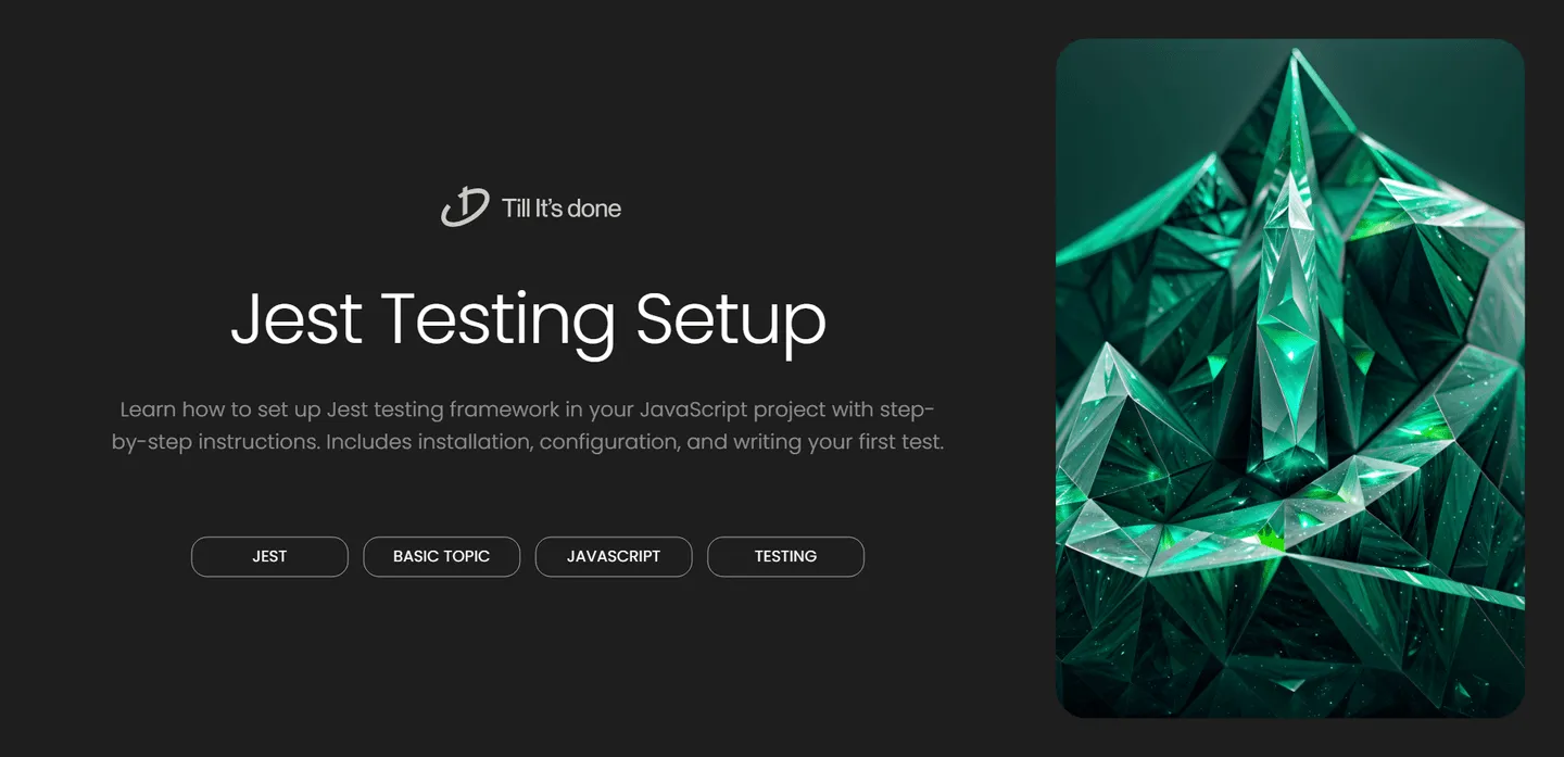 image_generation/Setting-up-Jest-Testing-Guide-1732730520332-14899022746aa2941a20786d4a7b8b58.png