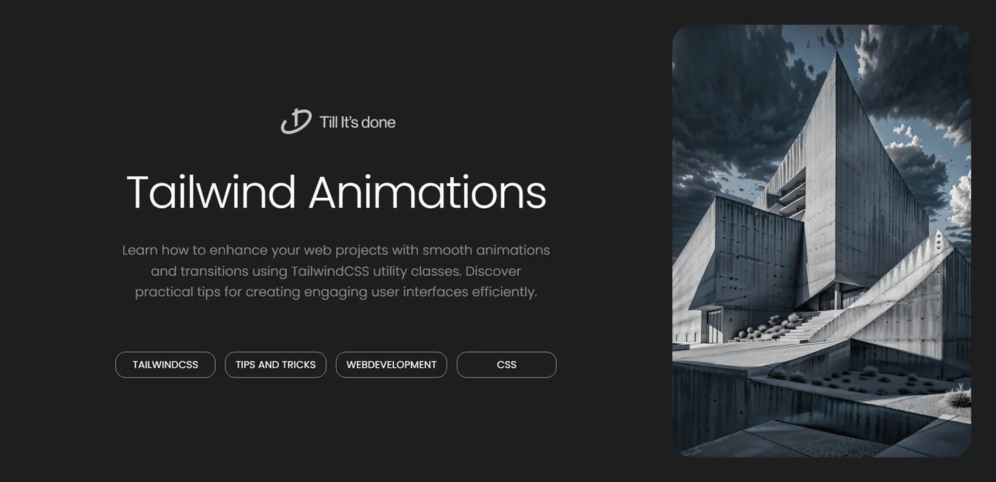 image_generation/TailwindCSS-Animations-Guide-1732752538619-5182ffcef714f95c42246ee1f18ea4ab.png