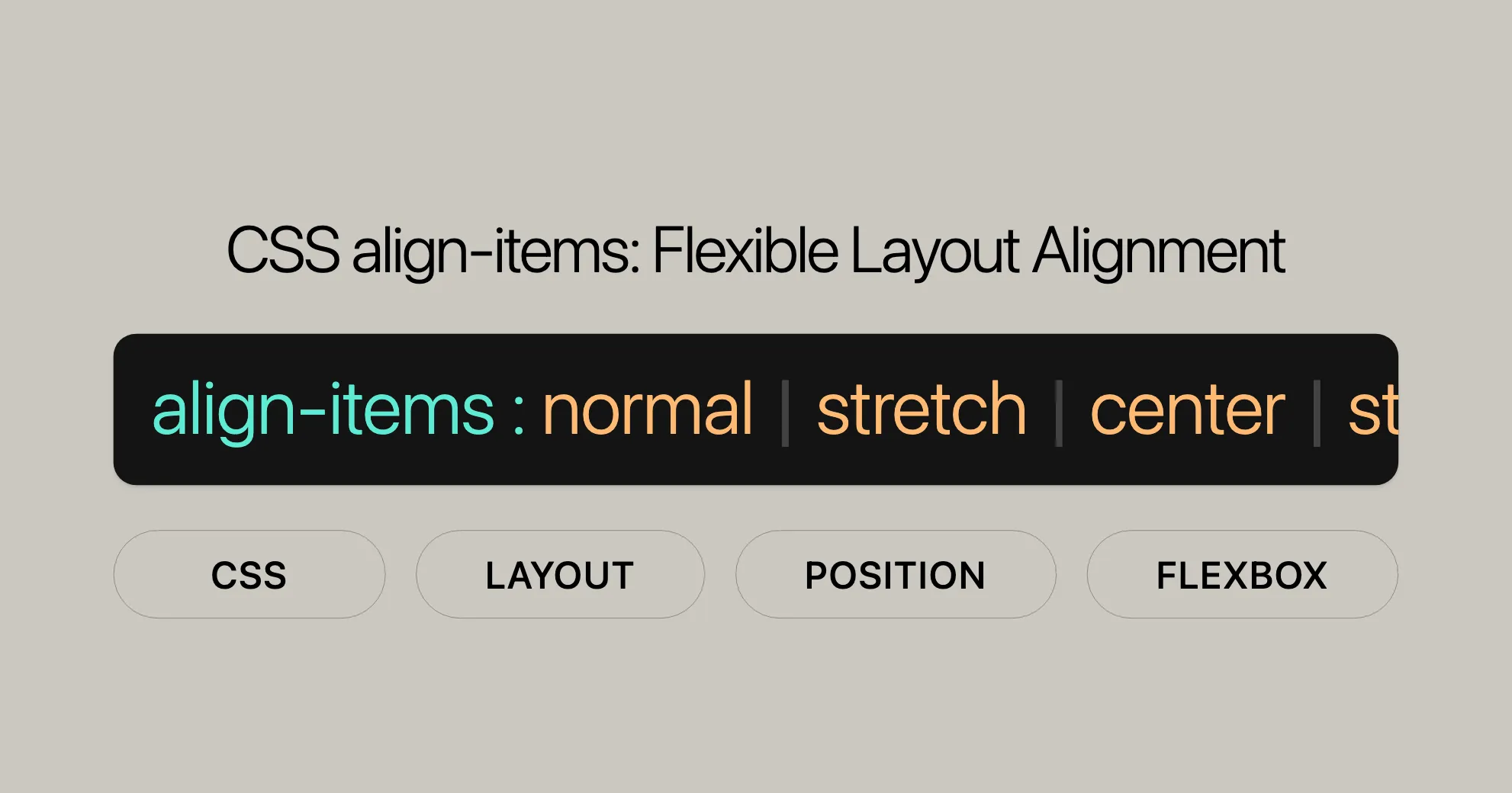 CSS align-items A Comprehensive Guide