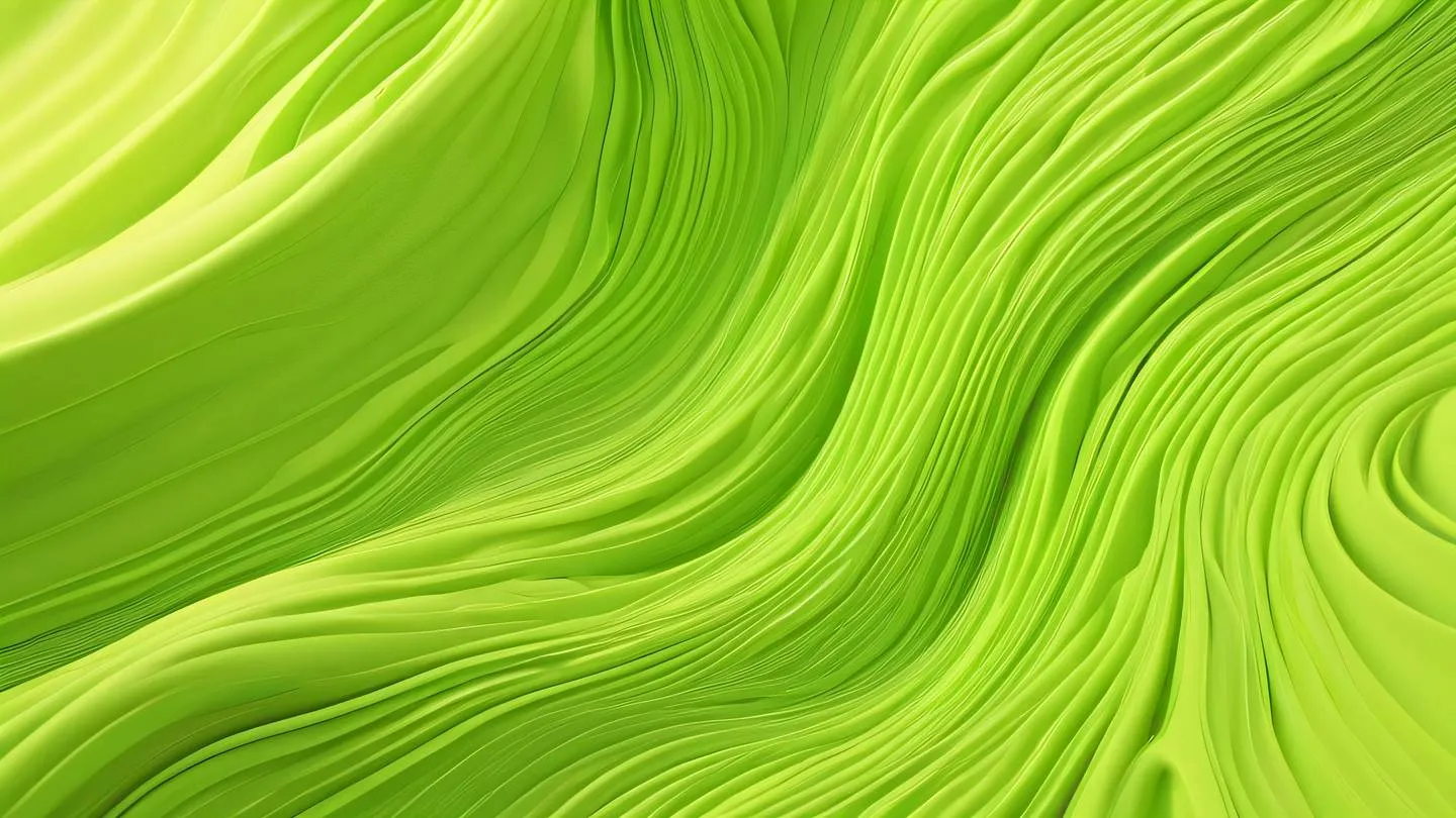 Abstract fluid motion paths flowing through a minimal environment rendered in sunshine yellow and fluorescent green captured from a top-down perspective high-quality ultra-realistic cinematic 8K UHD high resolution sharp and detail