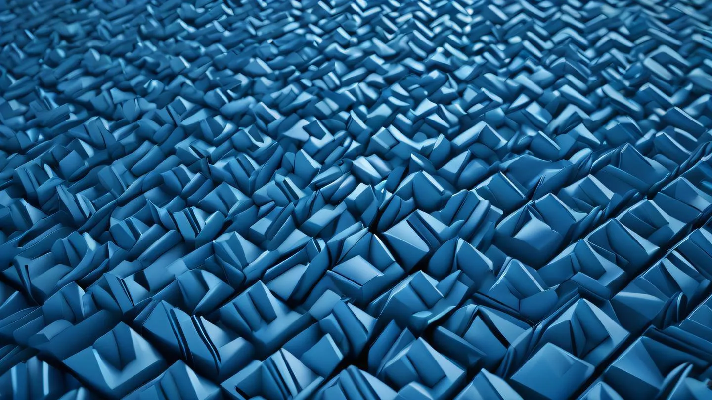 Geometric patterns with light blue and cobalt colors forming abstract shapes bird's eye view high-quality ultra-realistic cinematic 8K UHD high resolution sharp and detail