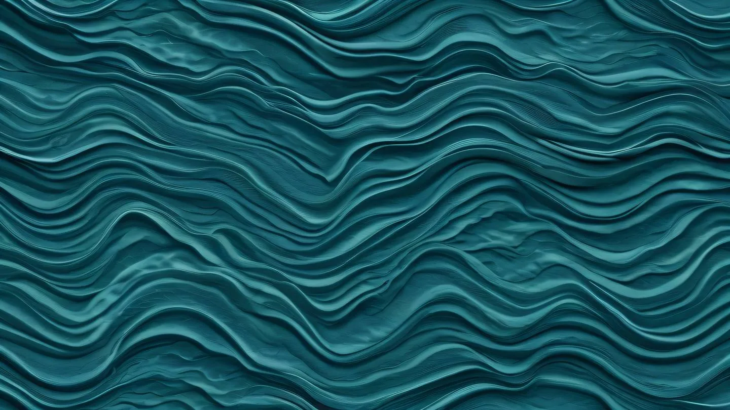 Elegant seaweed and stone blue gradient waves pattern organic flowing shapes photographed from a diagonal angle high-quality ultra-realistic cinematic 8K UHD high resolution sharp and detail