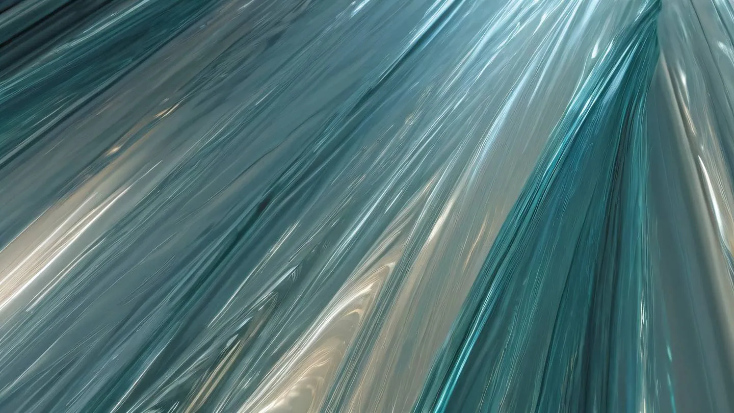 Abstract fluid motion of breezeway and etched glass colors creating a seamless flow pattern representing smooth testing workflow captured from a diagonal angle high-quality ultra-realistic cinematic 8K UHD high resolution sharp and detail