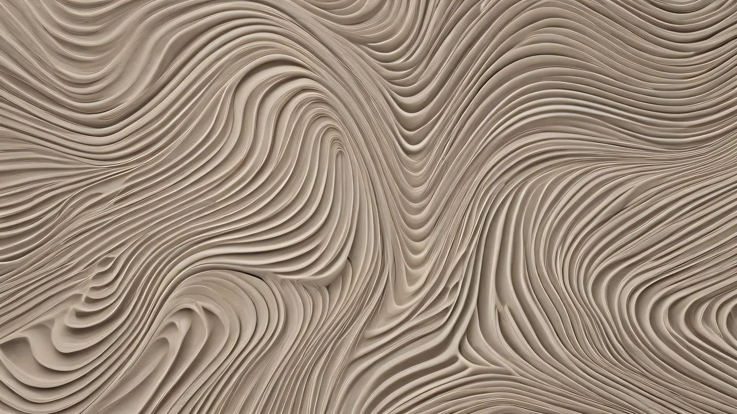 Abstract flowing lines forming a network pattern stone texture with smooth gradients in warm beige and light gray tones captured from a top-down aerial view high-quality ultra-realistic cinematic 8K UHD high resolution sharp and detail