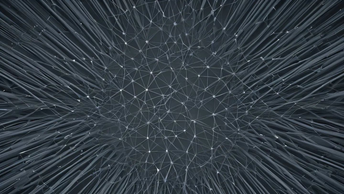 Minimalist geometric patterns representing network connections in clean modern greys with subtle gradients viewed from straight above (top-down perspective) high-quality ultra-realistic cinematic 8K UHD high resolution sharp and detail