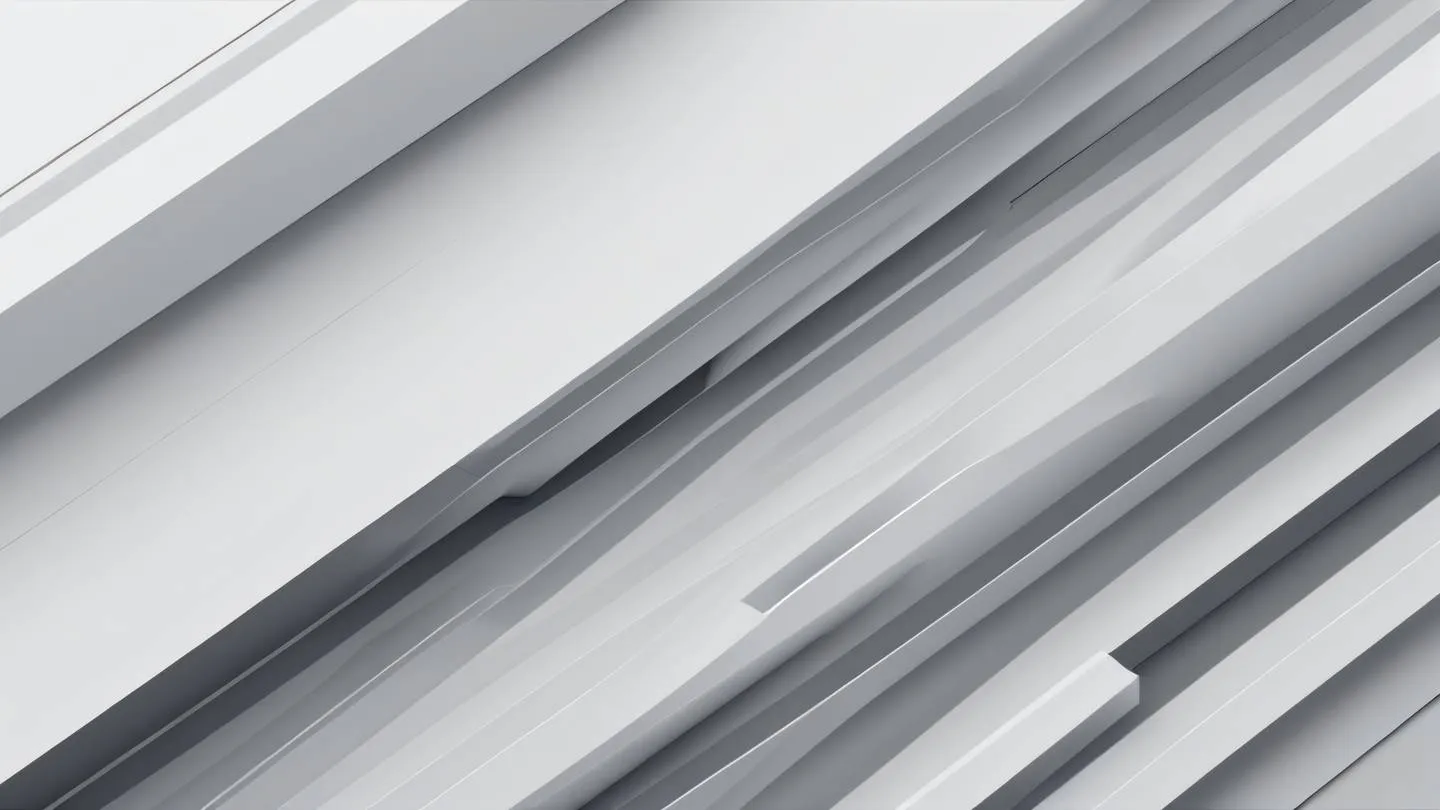 Abstract representation of data flow with geometric patterns in whisper white and minimal modern grey tones featuring clean lines and subtle gradients shot from a diagonal angle high-quality ultra-realistic cinematic 8K UHD high resolution sharp and detail