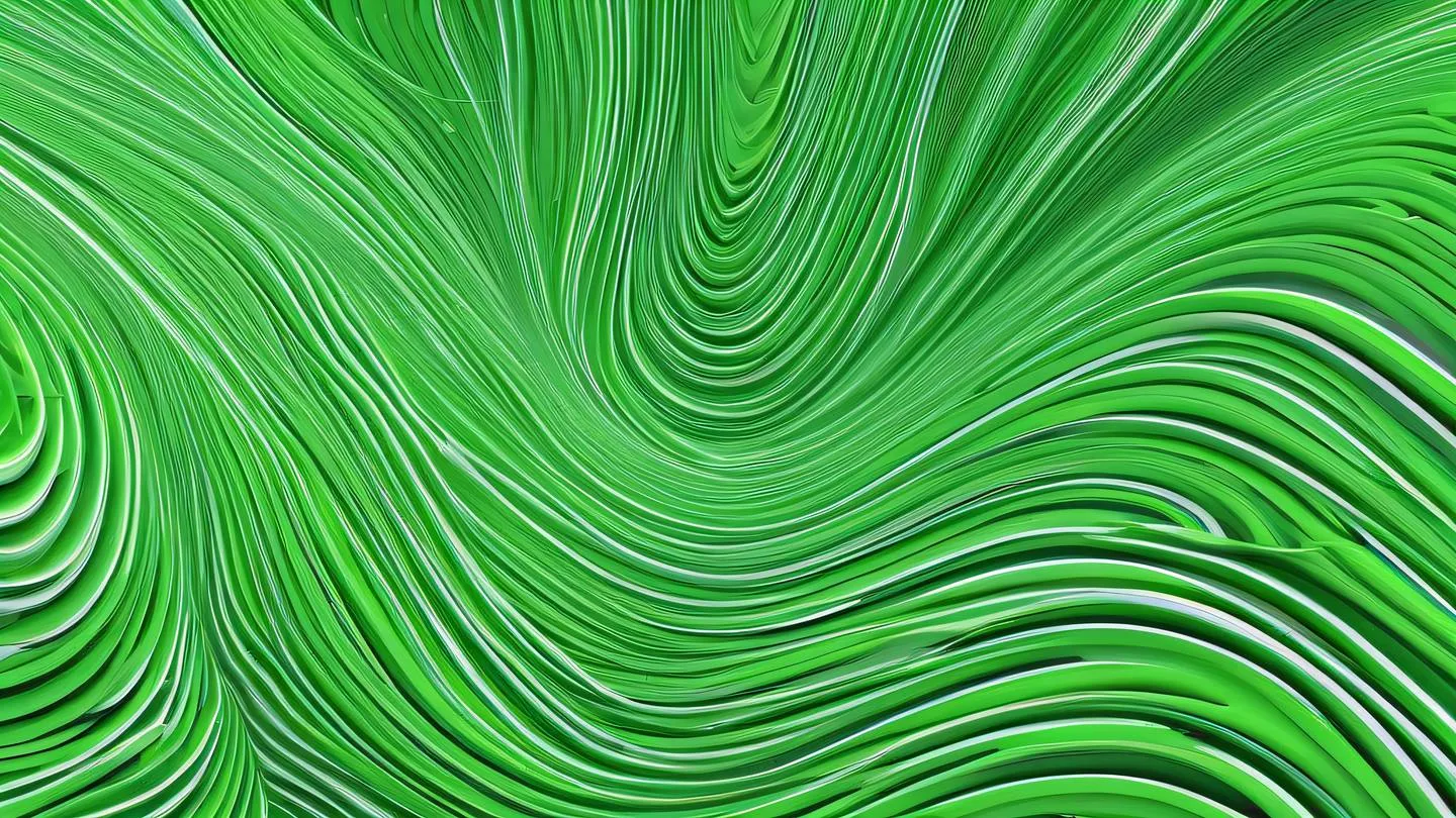 Dynamic flowing lines and curves forming a network pattern in bright lime green teal and crisp white colors photographed from a straight-down top view high-quality ultra-realistic cinematic 8K UHD high resolution sharp and detail