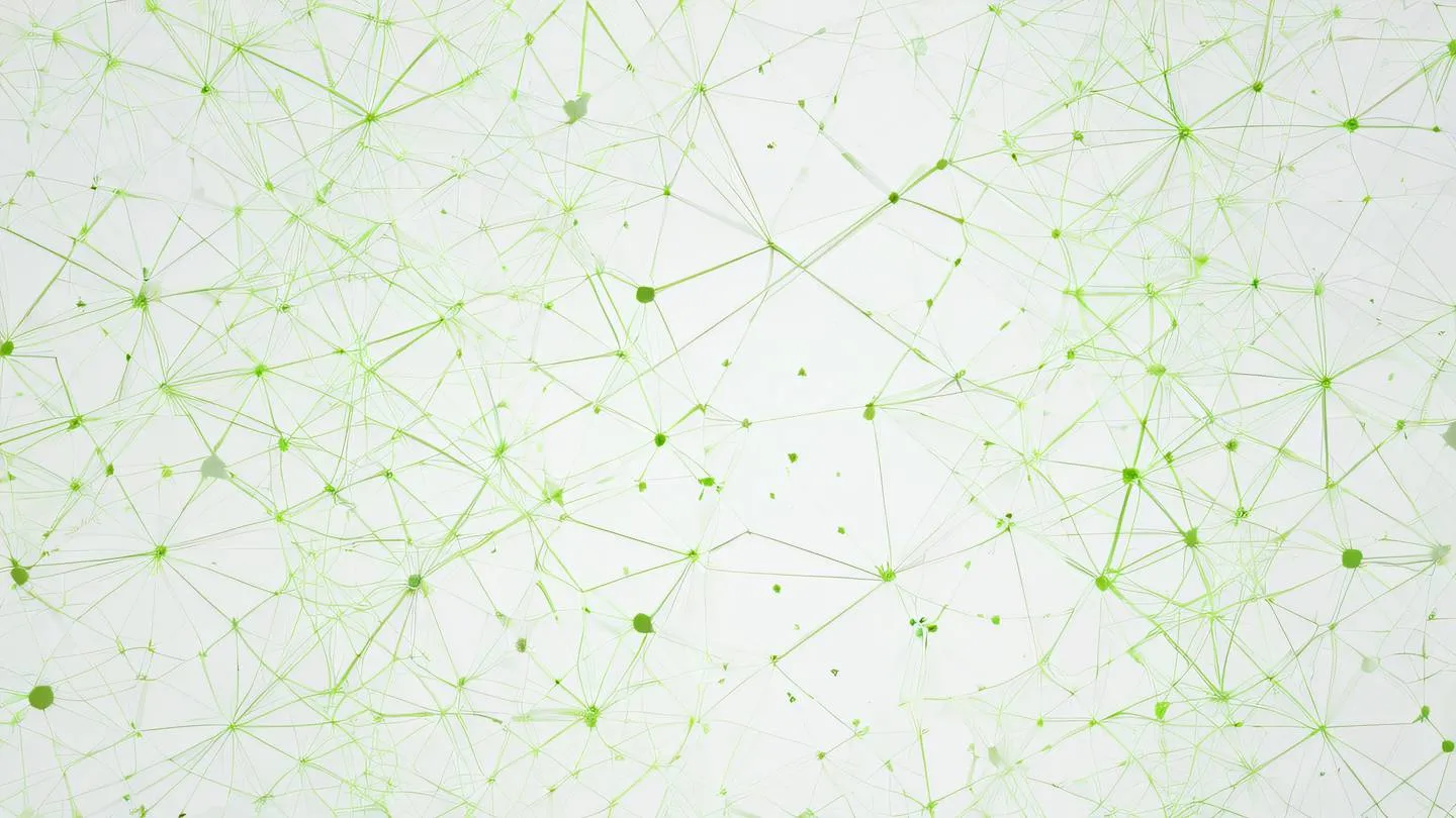 Geometric constellation patterns forming a seamless network bright silver and lime accents on white background representing connectivity and structure high-quality ultra-realistic cinematic 8K UHD high resolution sharp and detail