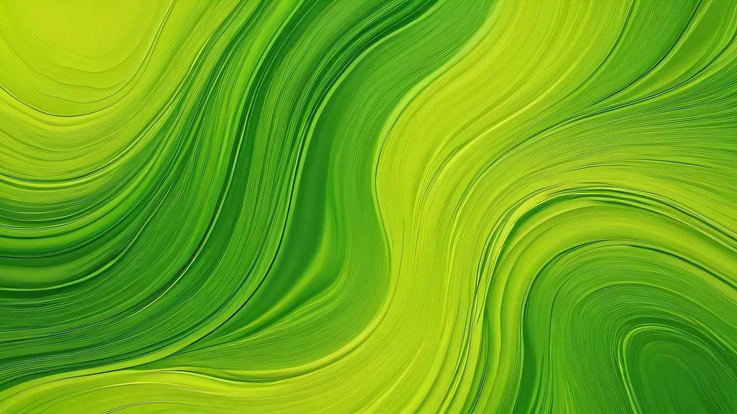 Organic brush stroke texture with flowing gradients in lime green and gold aerial perspective paint swirls creating natural patterns high-quality ultra-realistic cinematic 8K UHD high resolution sharp and detail