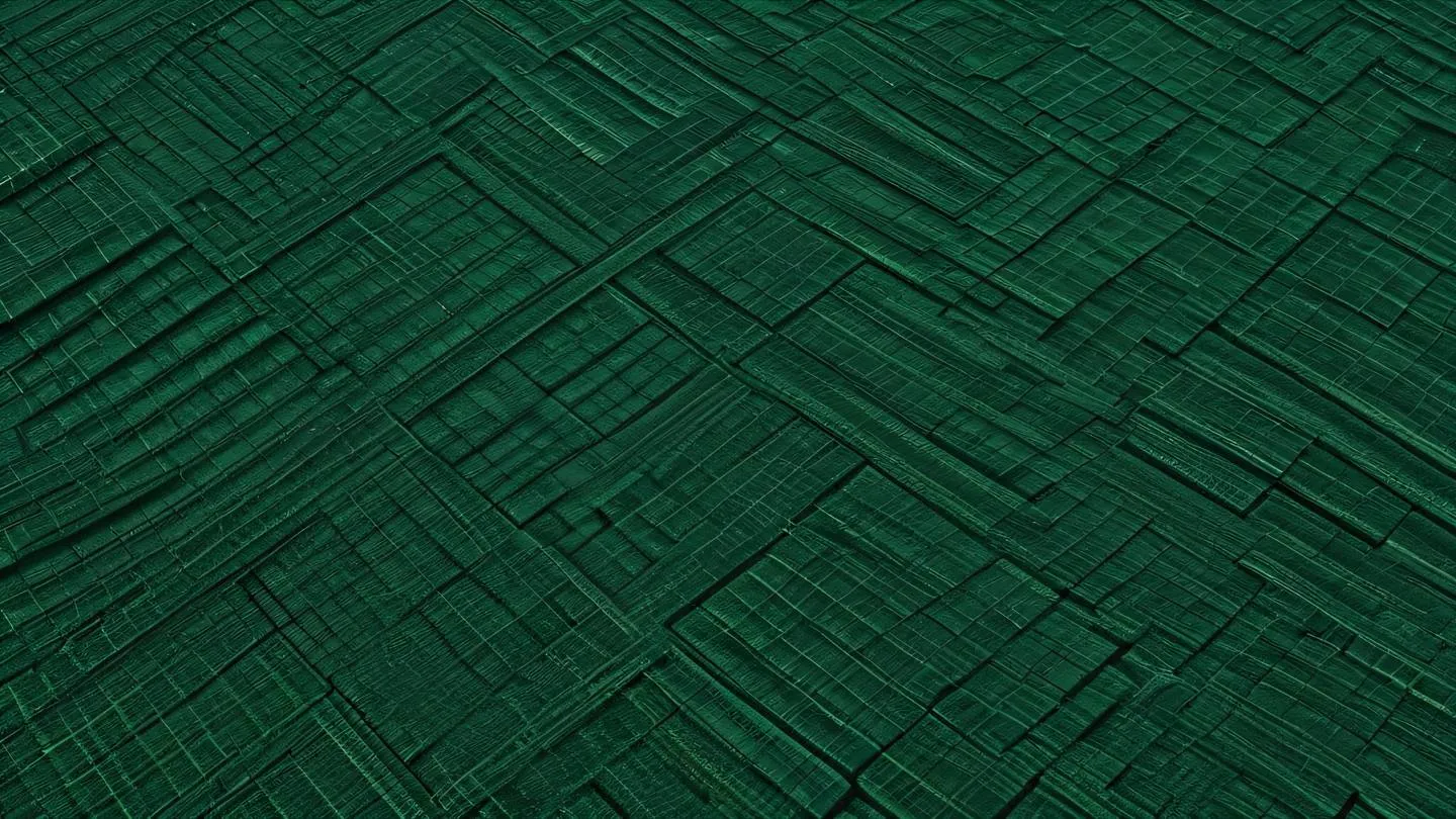 Minimalist geometric patterns representing data validation flow sage green and forest green gradient with subtle texture top-down aerial view high-quality ultra-realistic cinematic 8K UHD high resolution sharp and detail