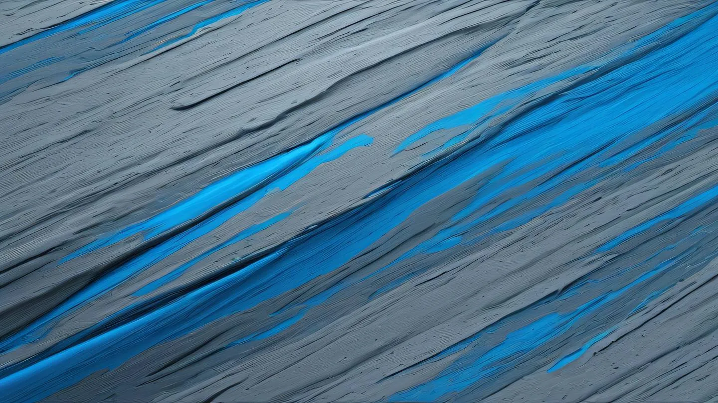 Abstract brush strokes texture in neon blue and concrete grey creating dynamic patterns and movement straight-on camera angle high-quality ultra-realistic cinematic 8K UHD high resolution sharp and detail