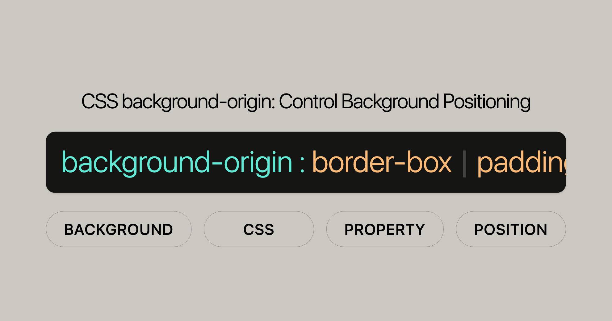 CSS background-origin Control Background Positioning
