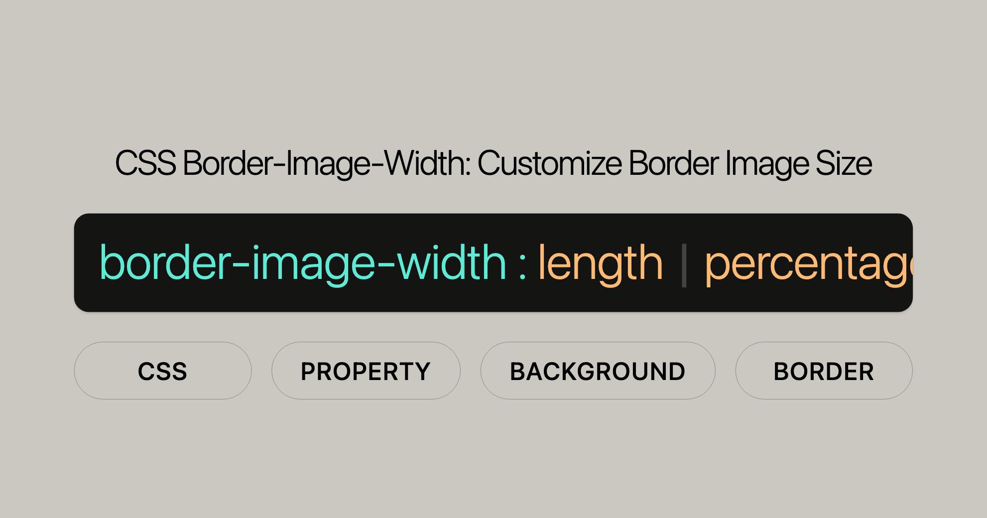 CSS Border-Image-Width Customize Border Image Size