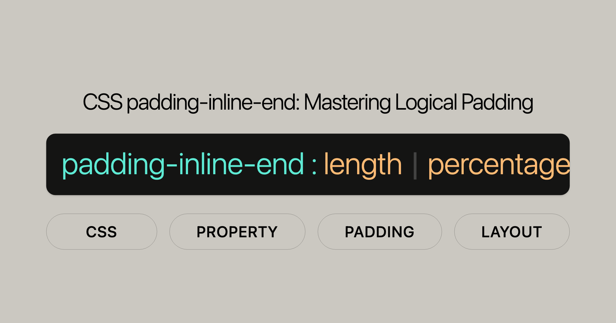 CSS padding-inline-end Mastering Logical Padding