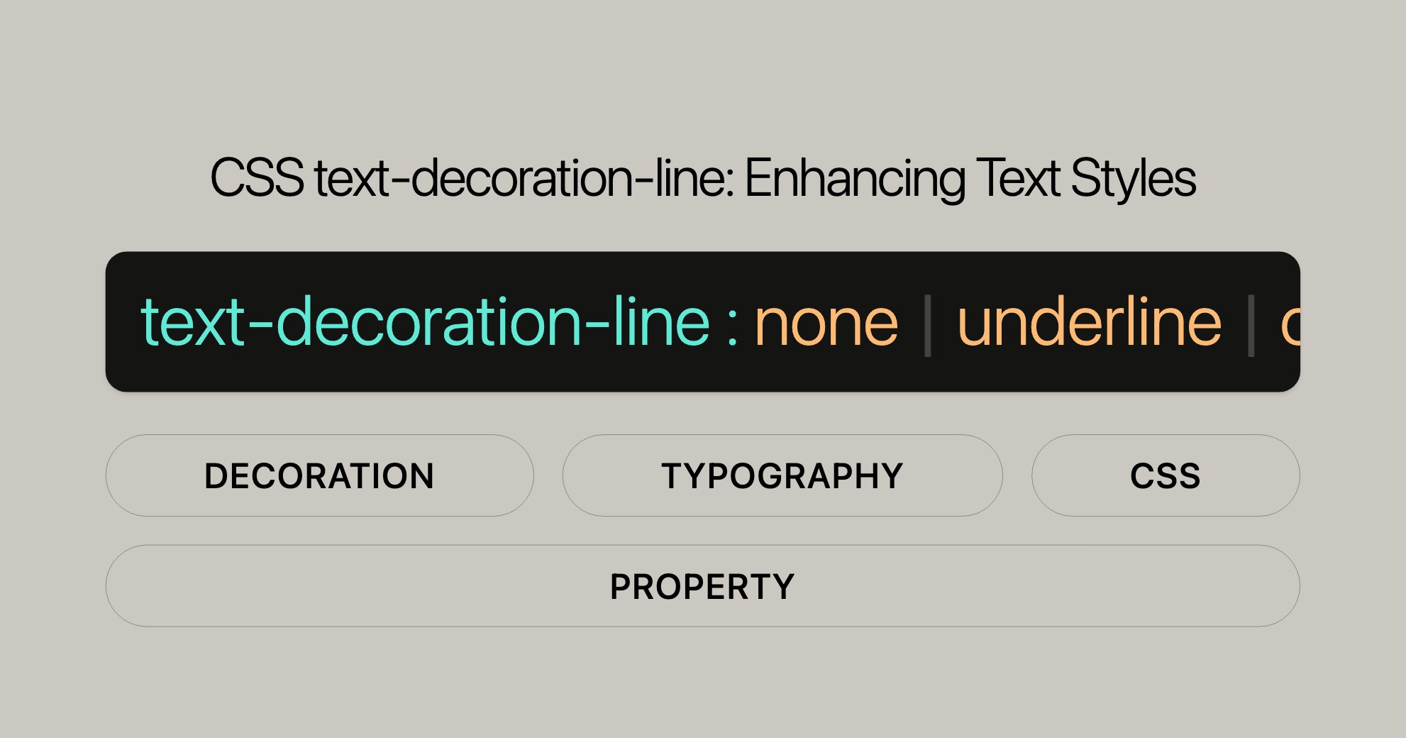 CSS text-decoration-line Enhancing Text Styles