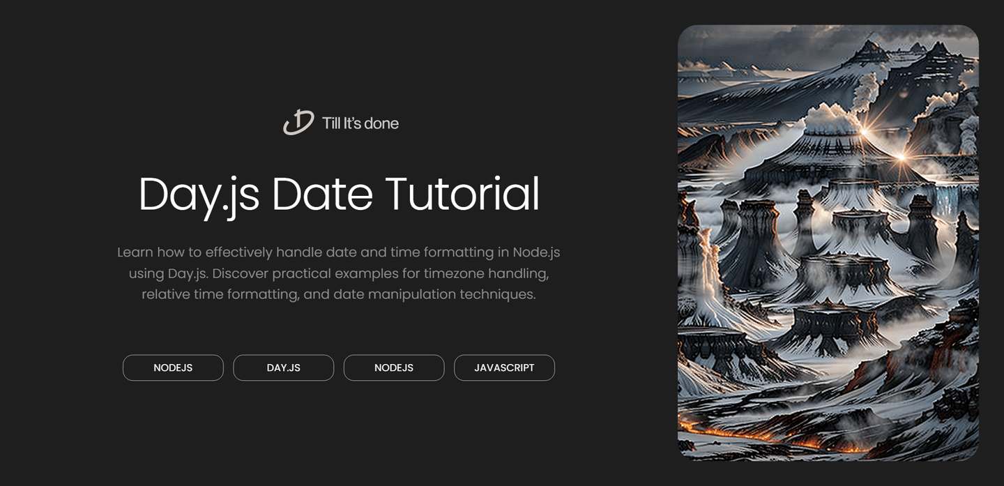 Format Dates and Times with Day.js in Node.js