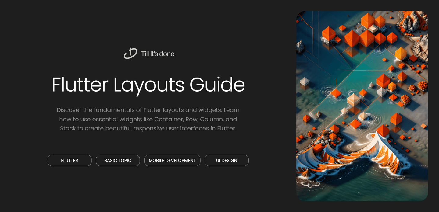 Introduction to Flutter Layouts and Widgets