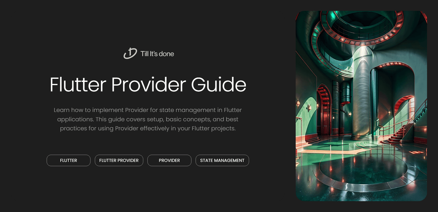 How to Set Up and Use Provider in Flutter App