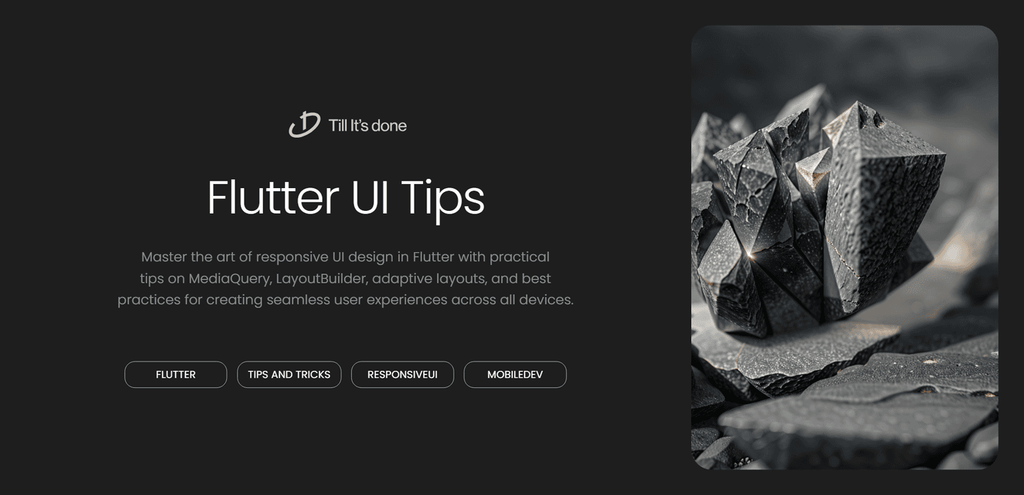 Tips for Building Responsive UI in Flutter