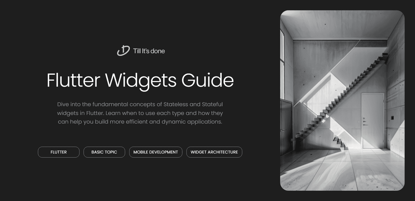 Exploring Stateless and Stateful Widgets in Flutter