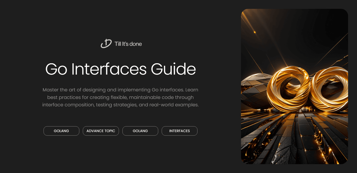 Designing and Implementing Go Interfaces