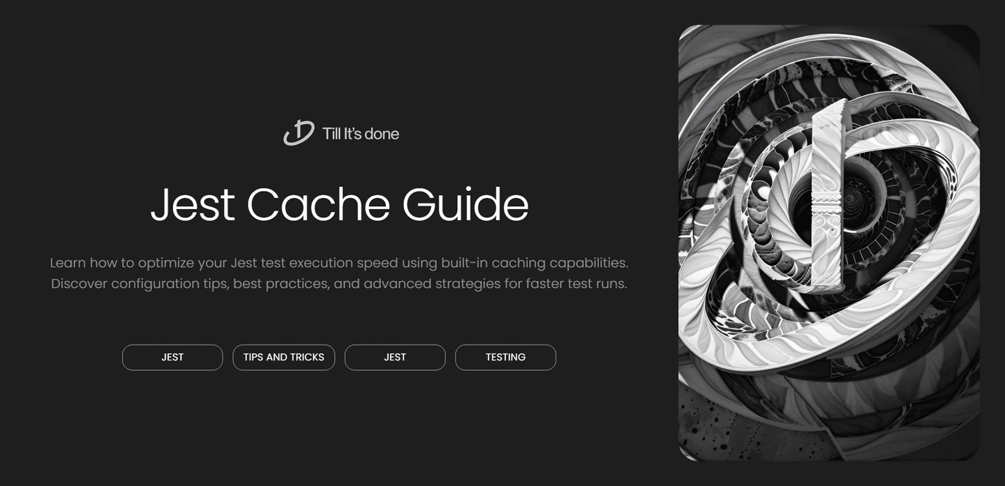 Speeding Up Jest Test Runs with Caching