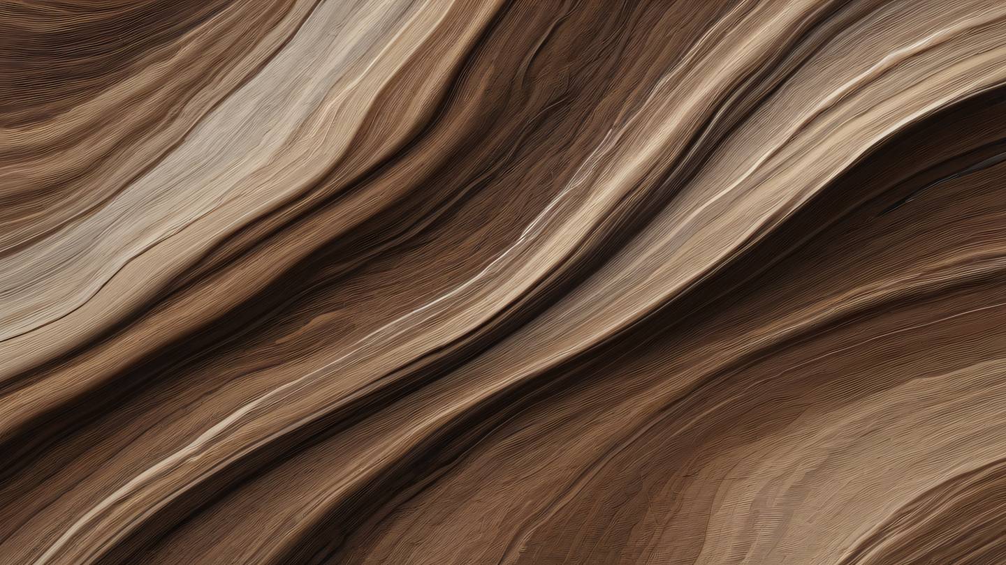 Close-up of textured brush strokes on canvas showing organic flowing patterns in umber and walnut colors with hints of iron grey captured from a 45-degree angle high-quality ultra-realistic cinematic 8K UHD high resolution sharp and detail